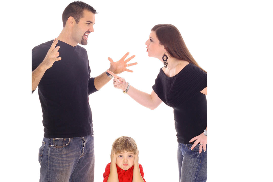 Streitende Eltern