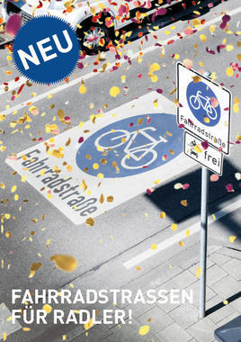 Cover des Flyers Fahrradstraße